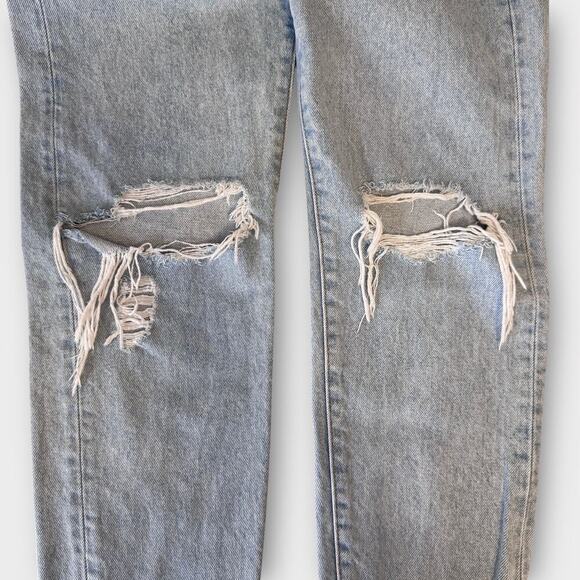 Levi’s 501 Original Fit Button Fly Distressed Knee Raw Hem Jeans, Women’s 27 - Picture 7 of 10